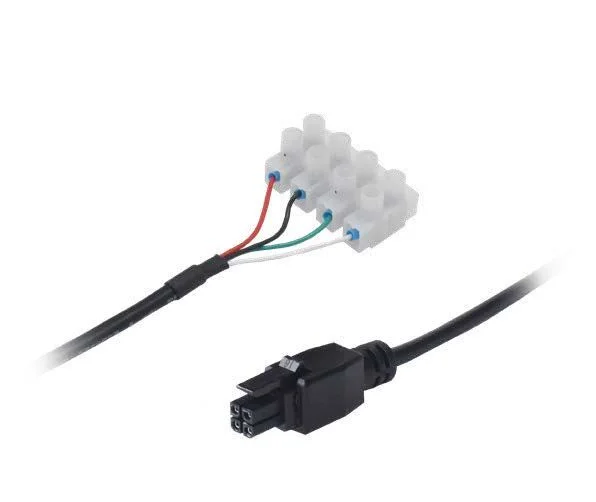 TELTONIKA TE-PR2FK20M Güç Kablosu, 4 Yönlü Vida Terminal Uçlu Power Cable with 4-way Screw Terminal