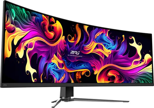 MSI 49" MPG 491CQP QD-OLED 0.03MS 144HZ HDMI-DP Kavisli Gaming Monitör 5120x1440 görseli 8