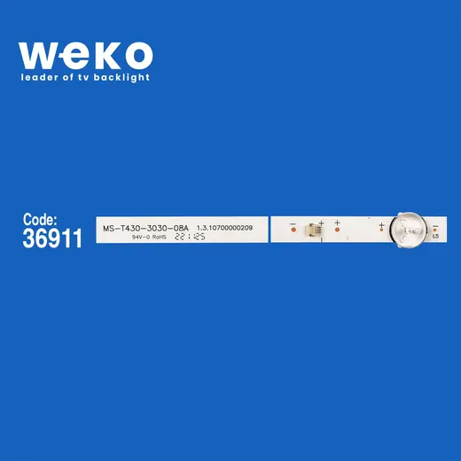 WKSET-6207 36911X3 MS-T430-3030-08A SW-LE486558 3 ADET LED BAR alternatif görünüm