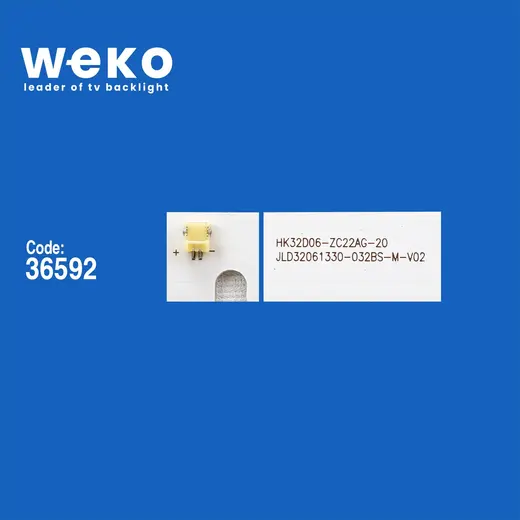 WKSET-5842 36592X2 06-32C2X6-618-M13W14-180528 261501005170 2 ADET LED BAR (3V6LED61,8CM) alternatif görünüm