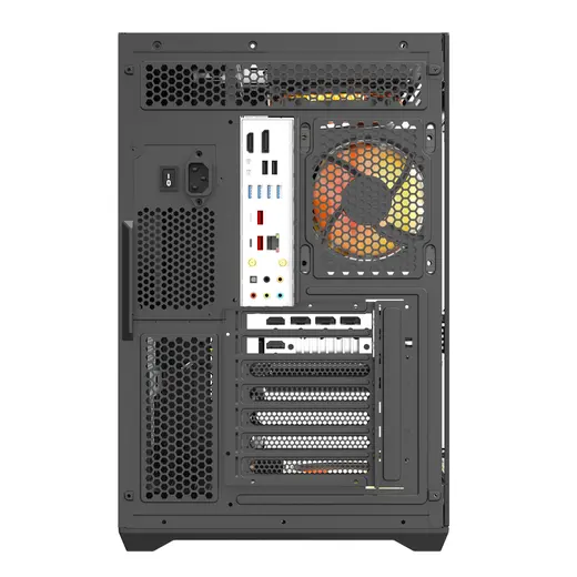 DarkFlash C280 Siyah 850W 80+ Bronze 7 Fanlı Gen 5 ARGB Mid Tower Kasa görseli 8