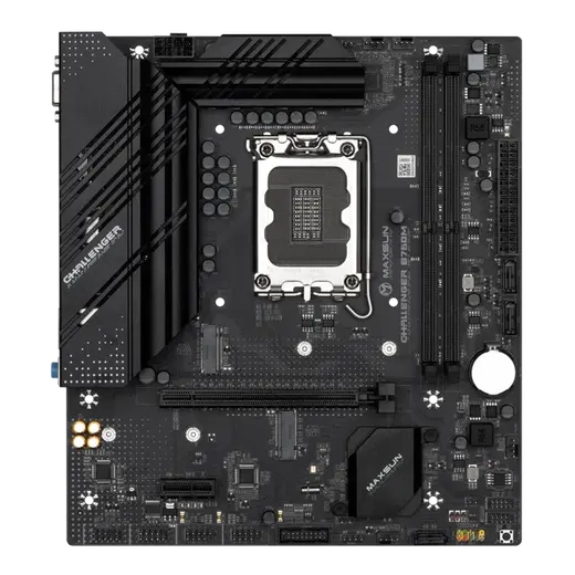MAXUN CHALLANGER B760M-F DDR4 HDMI PCIE 4.0 1700p mATX görseli 4