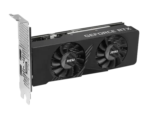 MSI RTX3050 6GB GDDR6 96BIT DP/2xHDMI (GEFORCE RTX 3050 LP E 6G OC) görseli 3