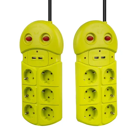 VEA VE-970USB 6LI 2 USBLİ 1.5 METRE GRUP PRİZ alternatif görünüm