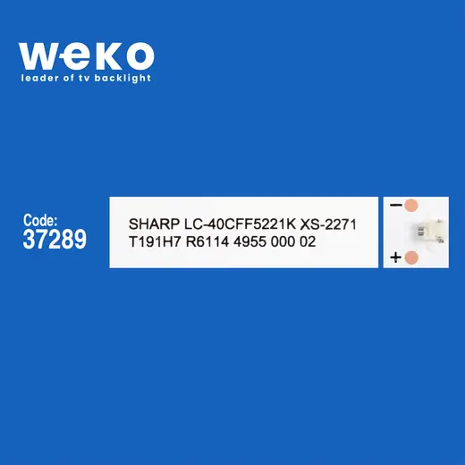 WKSET-6624 37289X4 RF-AJ400E32-0901S-04 A2 4 ADET LED BAR alternatif görünüm