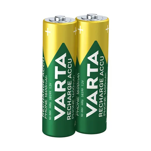 VARTA NI-MH 1.2 VOLT - 1600 MAH HR6 AA ŞARJLI 2Lİ KALEM PİL alternatif görünüm