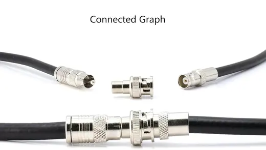 BNC ERKEK / RCA DİŞİ KONNEKTÖR görseli 6