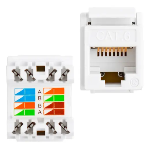 RJ45 CAT6 ŞASE 180 DERECE KEYSTONE JACK alternatif görünüm