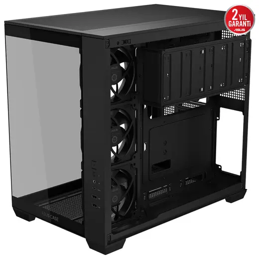 ASUS A32 PLUS TG ARGB Gaming Mid-Tower PC Kasası / 90DC00S0-B19000 görseli 3