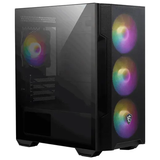 MSI MAG FORGE M100R ARGB Micro ATX Mini Tower Kasa PSU YOK görseli 5