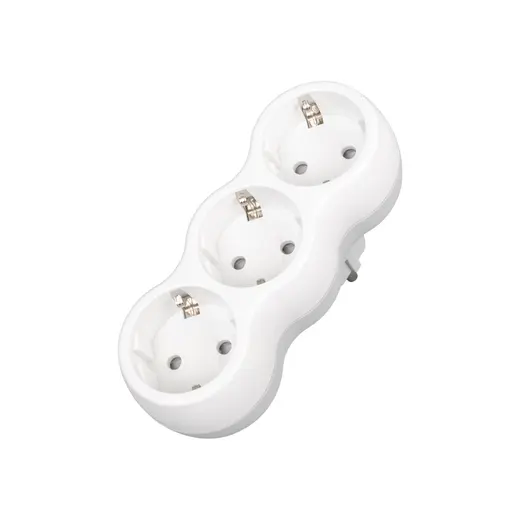 VEA VE-2211-3WG A CLASS 3LÜ DİKEY ÇOKLU PRİZ (MADE IN MALAYSIA) görseli 4