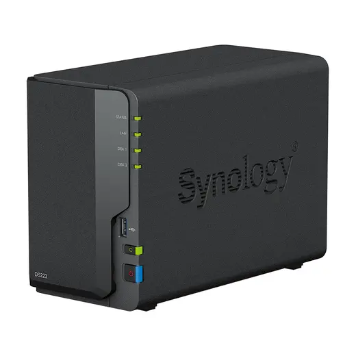 SYNOLOGY 2diskli Realtek QC-2GB RAM-Gigabit Nas Server DS223 görseli 5