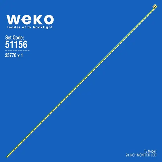 WKSET-6156 35770X1 230RNJ REV0.1 - JLNB15Y8 - 4LU813P7 1 ADET LED BAR (56LED)