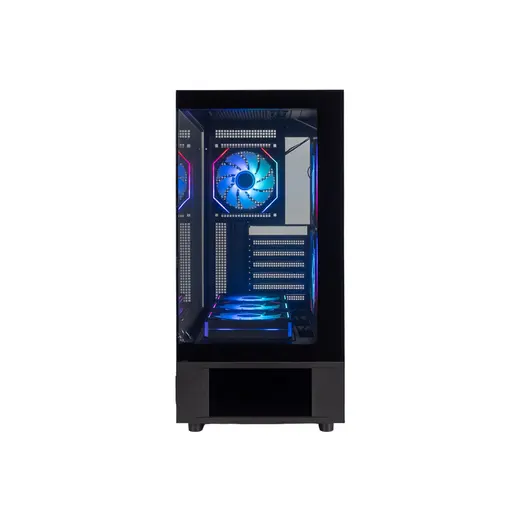 DarkFlash DS950V Siyah 850W 80+ Bronze 6 Fanlı Gen5 LCD IPS Mid Tower Kasa alternatif görünüm