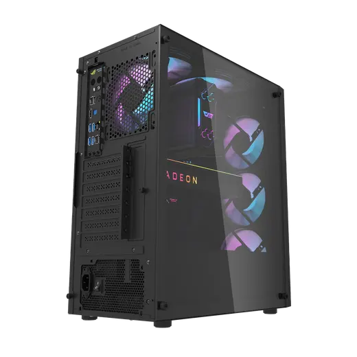 AIGO DK351 USB3.0 3x12CM FAN TEMPERLI CAM SIYAH ATX KASA alternatif görünüm