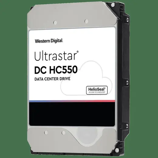 Wd 16TB Ultrastar Enterprise WUH721816ALE614 512MB 7200RPM Data Center 7-24 Nas Hard Disk alternatif görünüm