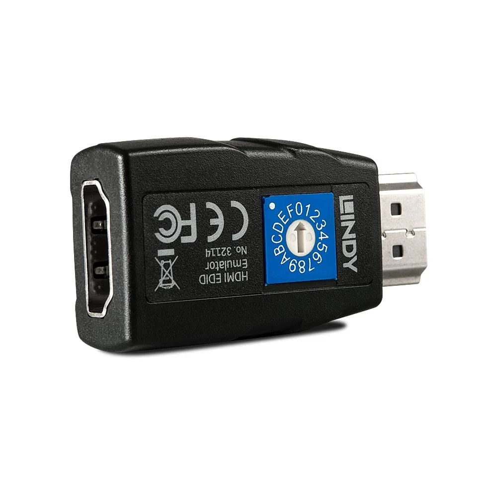 LINDY LIN-32114 HDMI 2.0 EDID Emulator, HDCP 2.2