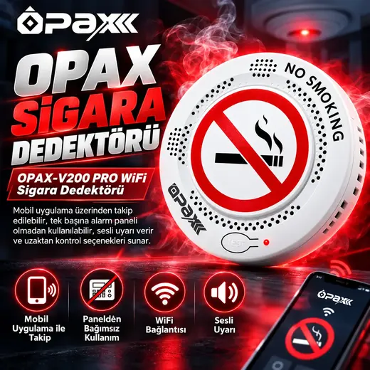 OPAX-V200 PRO Wi-Fi Sigara ve Vape Dedektörü
