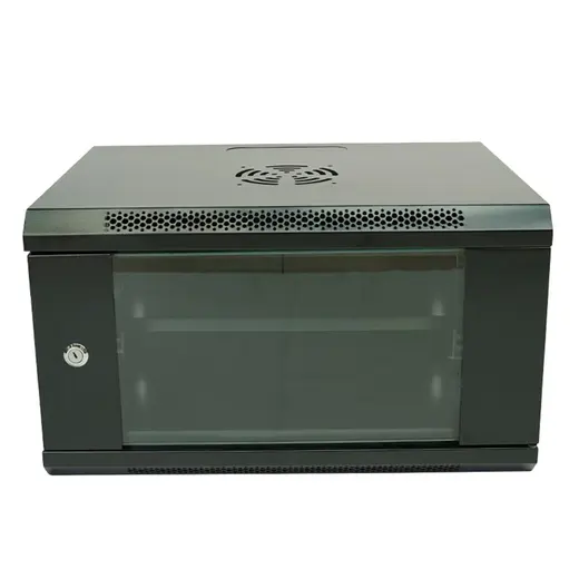 Racksan ML-6407S 7U Duvar Tipi Kabinet (350-530-400) Raf+Fan+Priz
