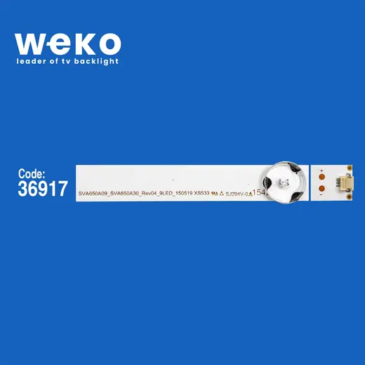 WKSET-6213 36917X18 SVA650A09_SVA650A30_REV04_9LED_150519 18 ADET LED BAR alternatif görünüm