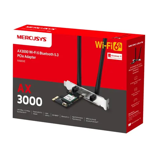 TP-LINK MA80XE AX3000 Wıfı6 Bluetooth 5.3 PCIe Kablosuz Adaptör görseli 1