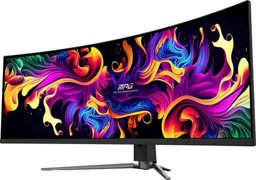MSI 49" MPG 491CQP QD-OLED 0.03MS 144HZ HDMI-DP Kavisli Gaming Monitör 5120x1440 görseli 1