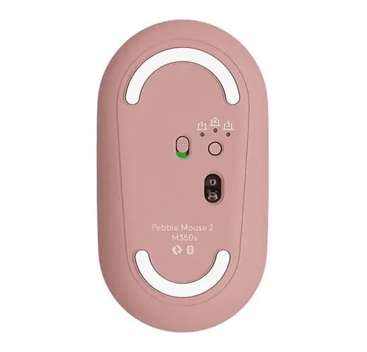 Logitech M350s Pebble 2 Bluetooth Mouse Pembe görseli 3