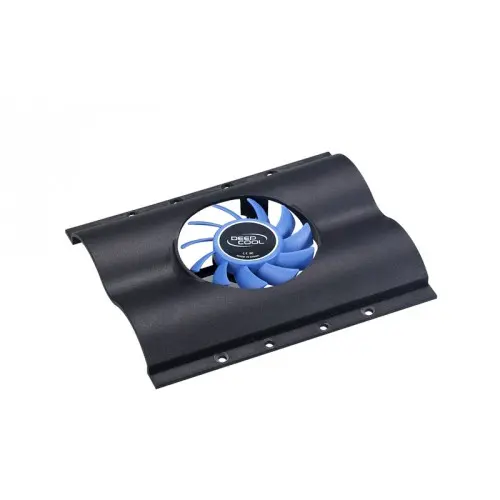 DEEPCOOL Icedisk 1 3.5" HDD Soğutucu (Alüminyum Blok + Çift 60mm Fan) görseli 2