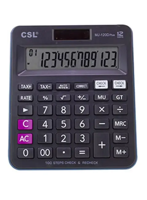 CSL RZ-822 12 Hane Masa Tipi Renkli Hesap Makinesi