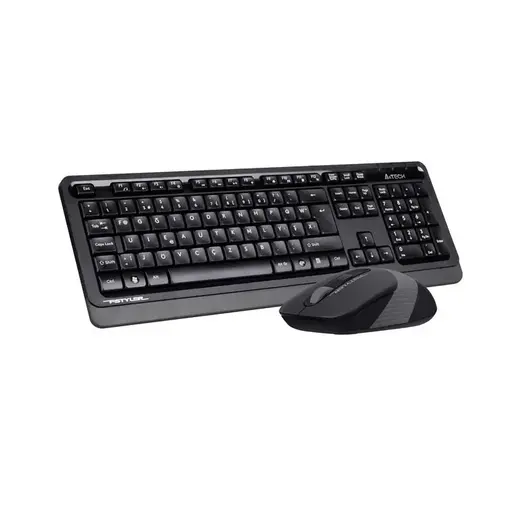 A4 TECH FG1010 GRİ F MM 2.4G KABLOSUZ KLAVYE MOUSE SET görseli 2