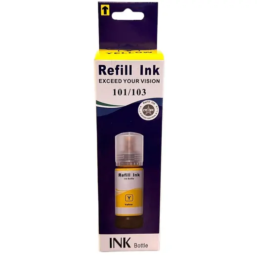 Epson 101 103 105 106 Sarı Mürekkep Kartuş L 3110 3150 5190 6190 7160 (70ml)
