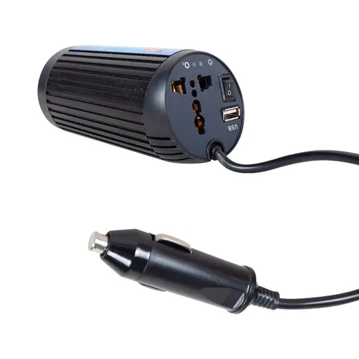 POWERMASTER PM-19826 12 VOLT - 150 WATT USBLİ ÇAKMAKTAN ARAÇ POWER INVERTER alternatif görünüm