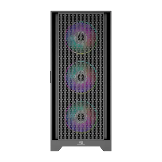 POWERBOOST PB-P1600B 4-ARGB Fanlı Gaming Mid-Tower PC Kasası görseli 3