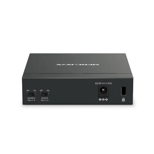 TP-Link Mercusys MS105GP 5 Port Gigabit with 4 Port PoE+ Desktop Switch görseli 3