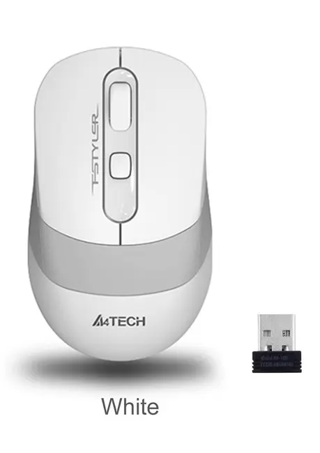 A4 Tech Fg10 Beyaz Nano Kablosuz Optik 2000 Dpı Mouse görseli 2