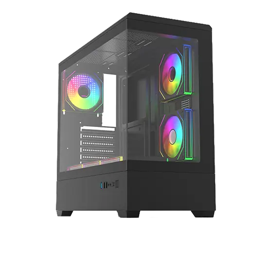 FRISBY TUNDRA FC-9585G 750W 80+BRONZE USB3.0 6x12CM ARGB FAN SIYAH ATX KASA