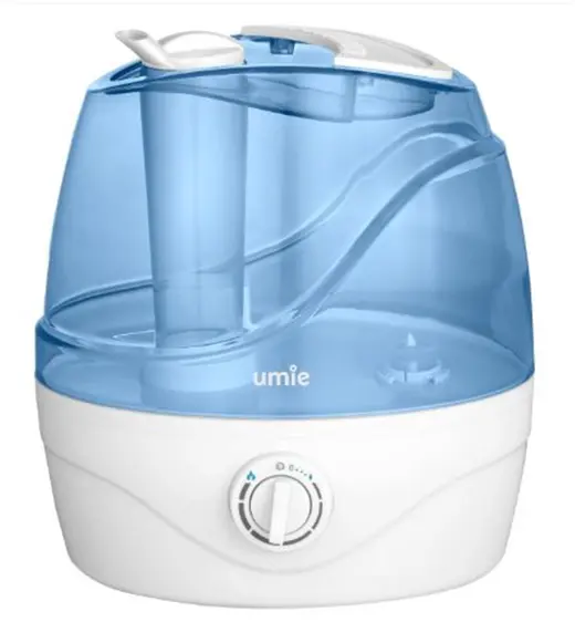 Umie HN809 Mavi Ultrasonik 25W 2.2 Litrre Su kapasitesi 10 Saat Çalışma Hava Nemlendirici görseli 1