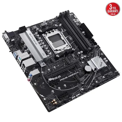 ASUS PRIME A620M-A-CSM DDR5 HDMI DP PCIe 16X v4.0 AM5 mATX görseli 2