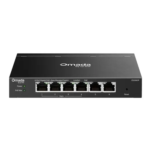 Omada 6Port Gigabit 4xPoE 65W (ES206GP)
