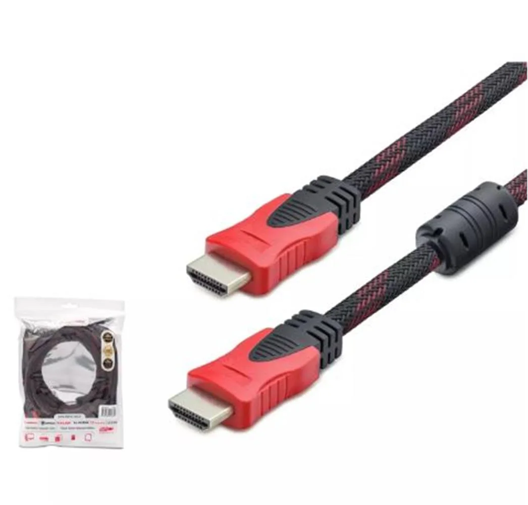 Hadron Hdx2033 30M Hdmi Kablo Örgülü Siyah