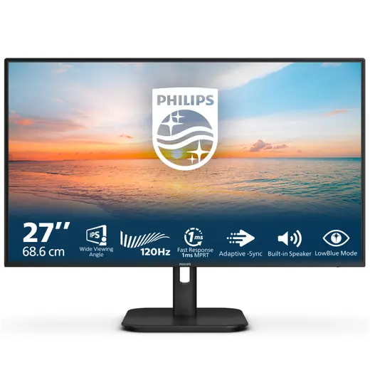 Philips 27" 27E1N1200A/01 IPS MM Monitör Siyah 1ms
