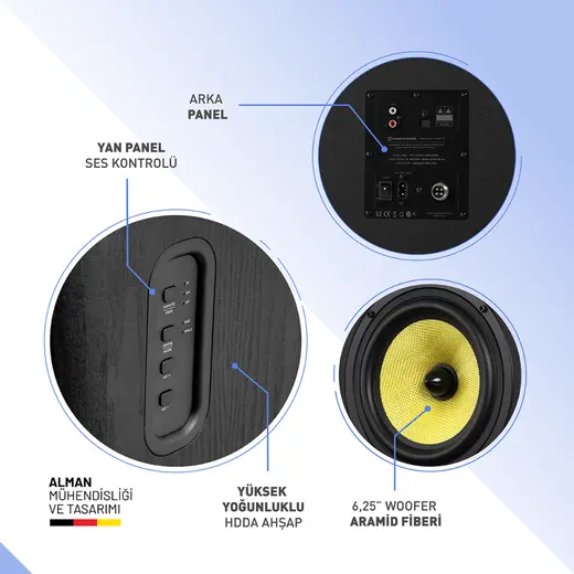 Thonet & Vander KUGEL 2.0 140W Cinema Hoparlör Gen2 - 2.0 Sistem görseli 2