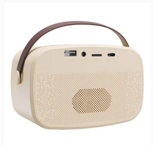 Mikado MD-57BT Endless 5W Bej TF + USB + AUX + BT Destekli 2 Wireless Karaoke Mikrofon 1200mAh alternatif görünüm