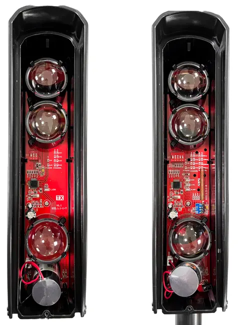 ABE-i100W KABLOSUZ 3 IŞINLI 100 METRELİK HARİCİ TİP INFRARED BEAM DEDEKTÖRÜ / IŞIN BARİYERİ görseli 3