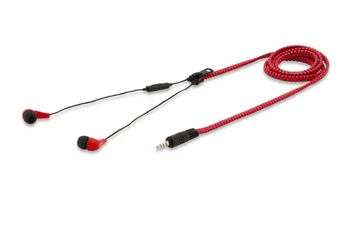 DIGITUS ED-83204 ednet Fermuar Fonksiyonlu Kulaklık, entegre mikrofon, 1.20 metre