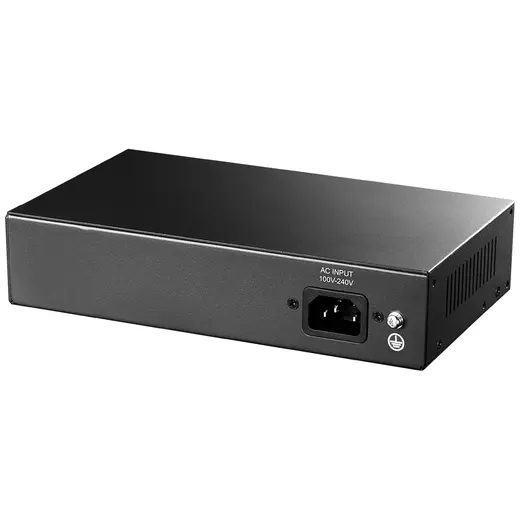 CUDY 6port / 4port PoE 60w 10/100 2-Uplink Yönetilemez Metal Switch FS1006P görseli 3