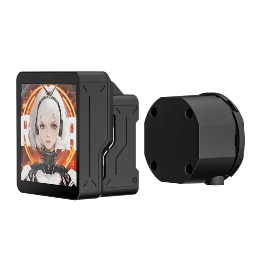 DarkFlash DV240S Max ARGB LCD 240mm Siyah Sıvı Soğutma 1851/AM5 görseli 6