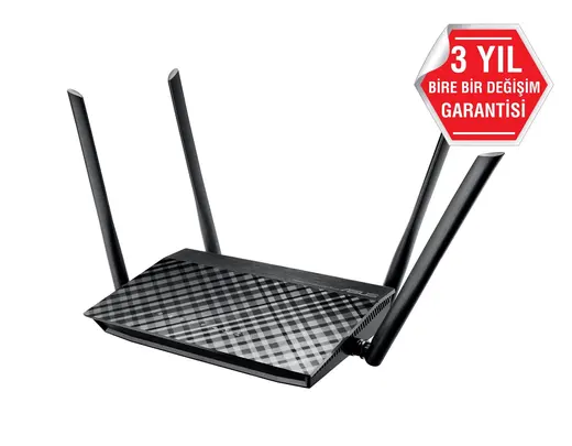 ASUS RT-AC1200 Wıfı5 AC1200 Gigabit Dual Band Router görseli 3