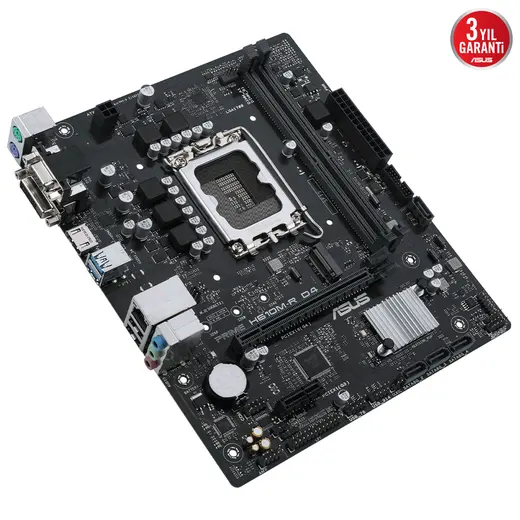 ASUS PRIME H610M-R D4-SI DDR4 DVI-HDMI PCIE 4.0 1700p mATX görseli 2