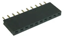 DIGITUS A-BL254-EG-G10D Tek Sıra Dişi Konnektör, 10 pin, 180 derece